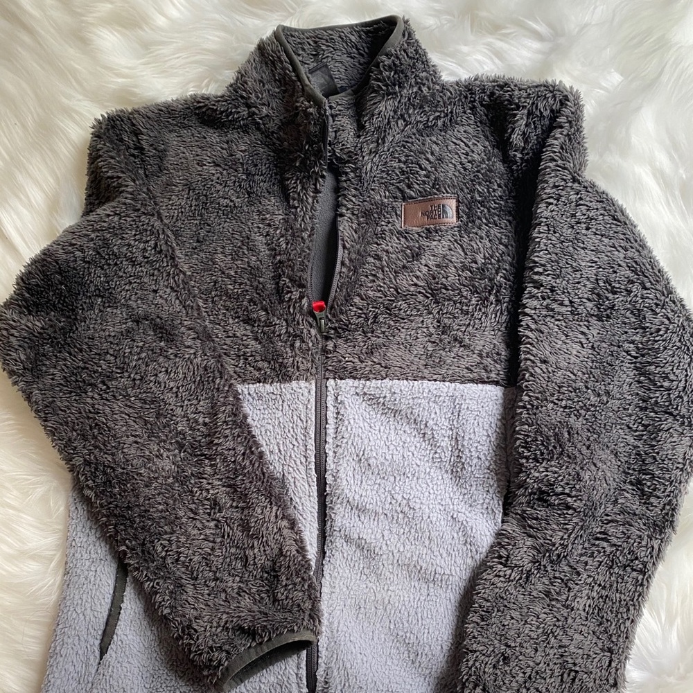 The North Face gray fleece Teen sz 14/16